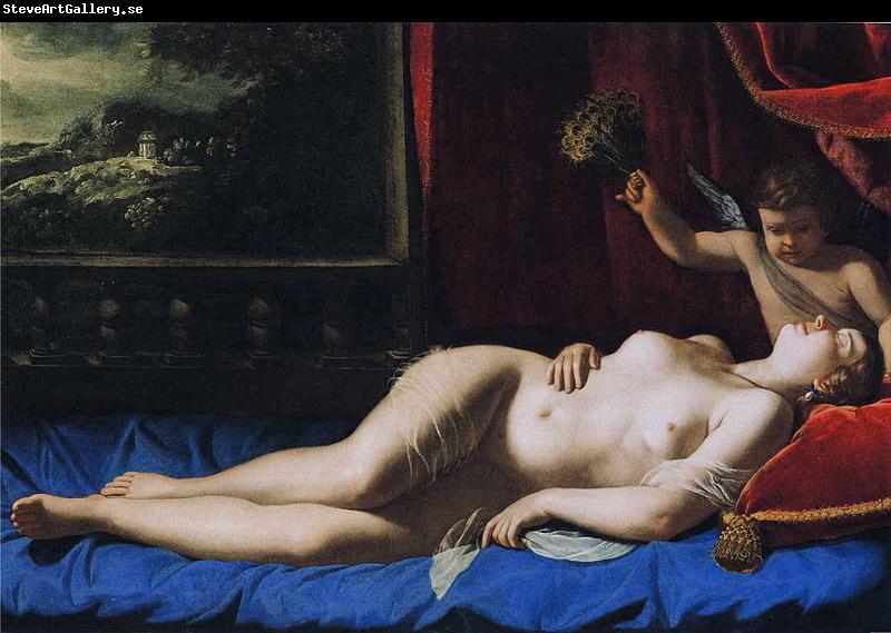 Artemisia  Gentileschi Sleeping Venus